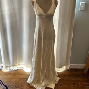 J Crew bridal silk dress NWT